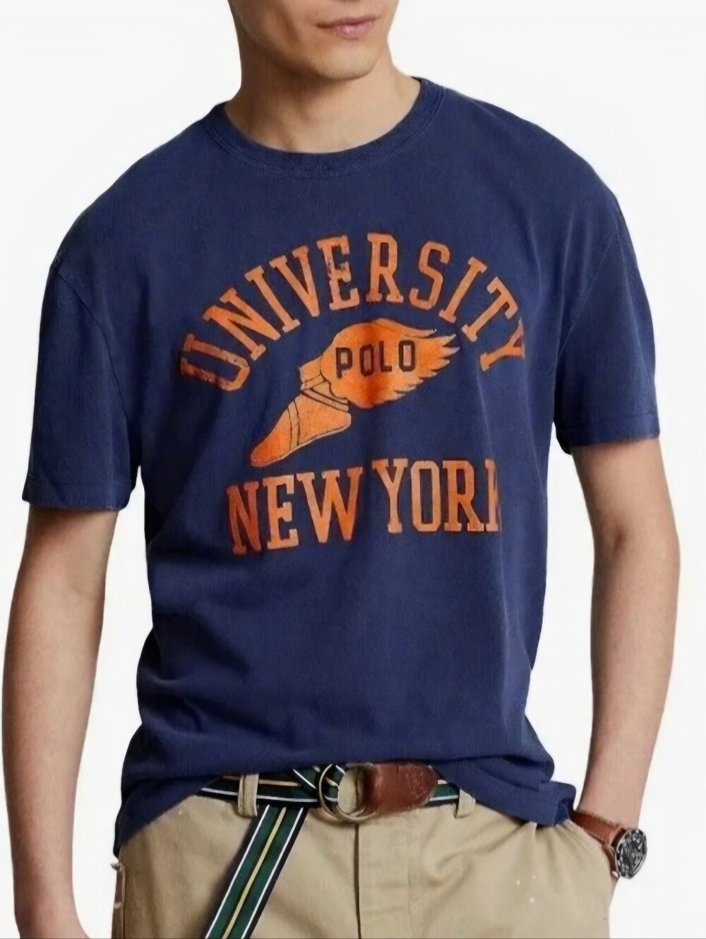 NWT Polo Ralph Lauren Classic Fit New York University NYU  Men's T Shirt Small